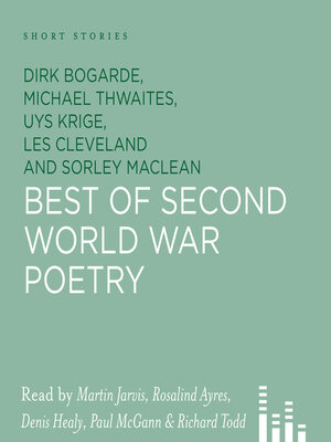 cover image of Best of Second World War Poetry